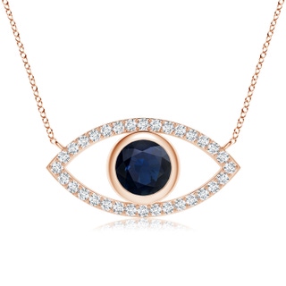 Round A Blue Sapphire