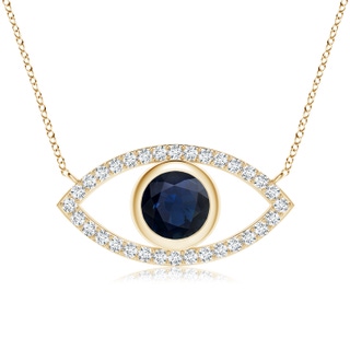 Round A Blue Sapphire