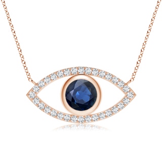 Round AA Blue Sapphire