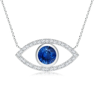 Round AAA Blue Sapphire