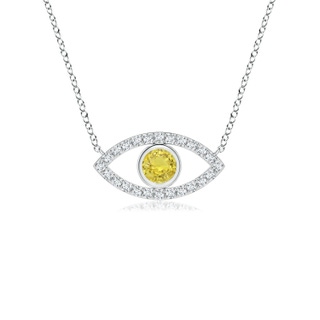 Round AA Yellow Sapphire