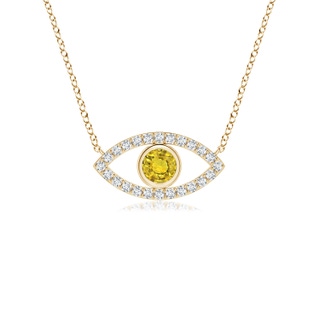 Round AAAA Yellow Sapphire
