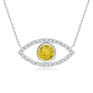 Round AAA Yellow Sapphire