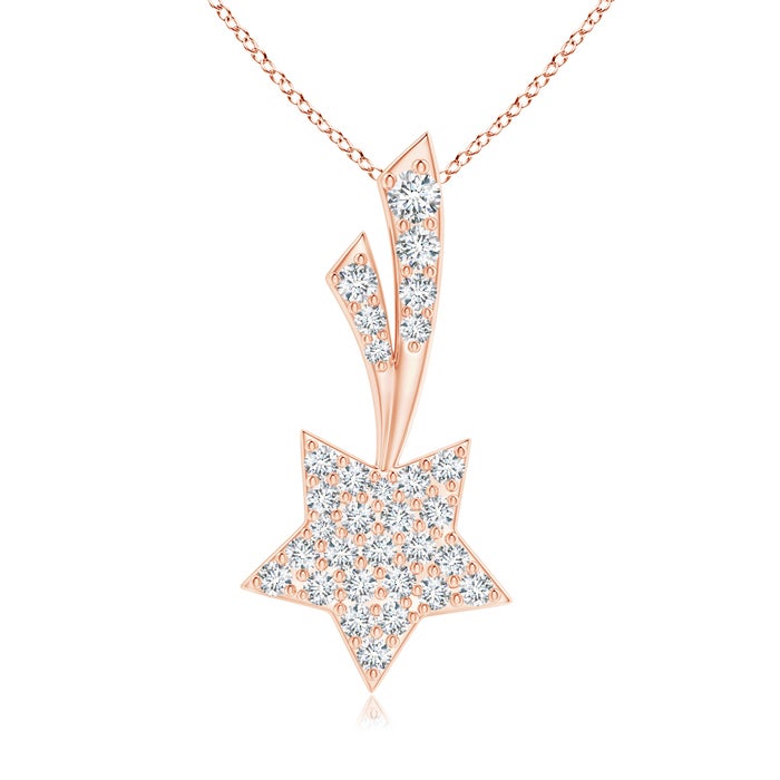 Clustre Natural Diamond Shooting Star Pendant