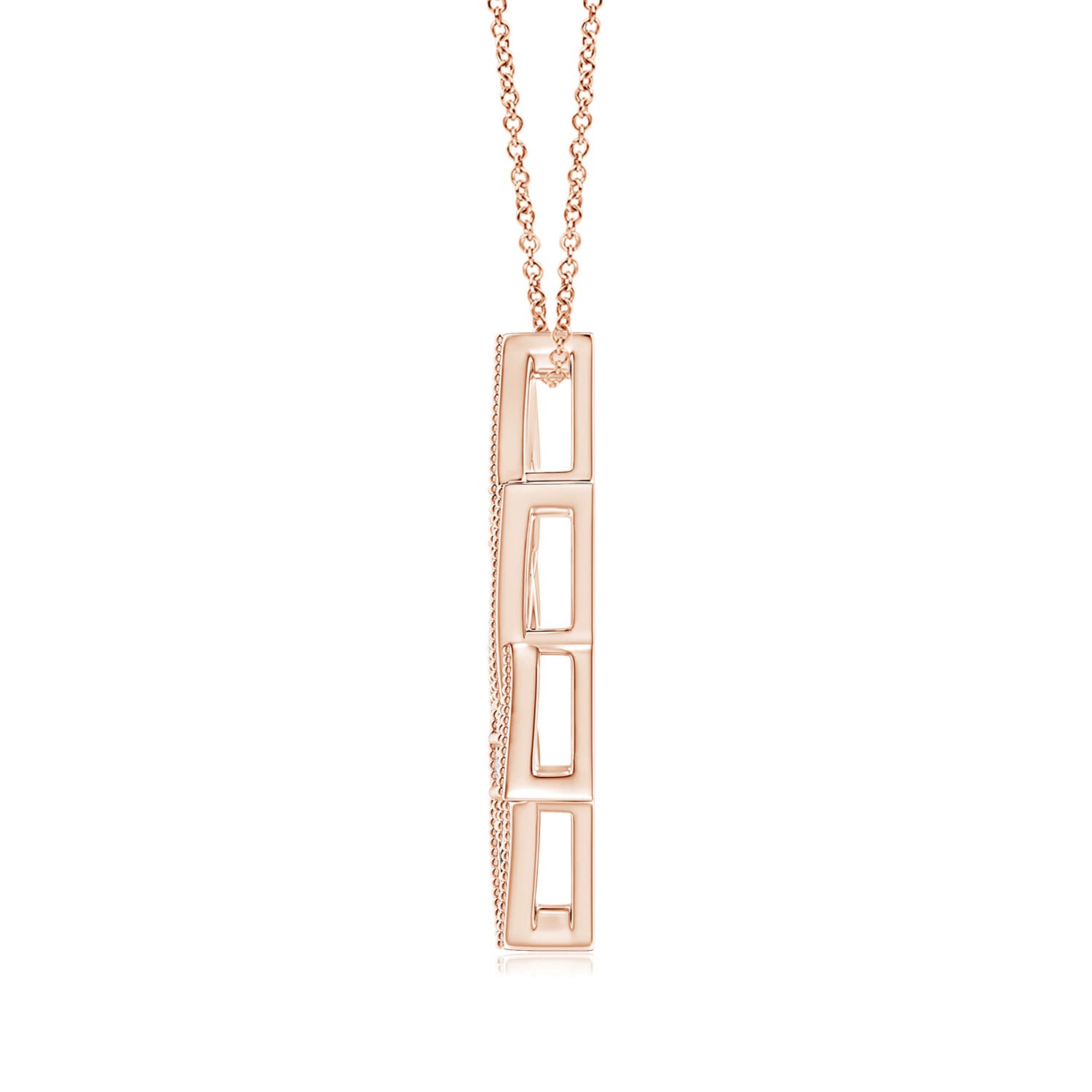 H, SI2 / 0.48 CT / 14 KT Rose Gold