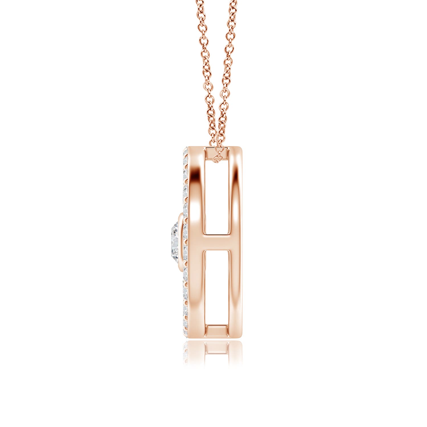 H, SI2 / 0.48 CT / 14 KT Rose Gold