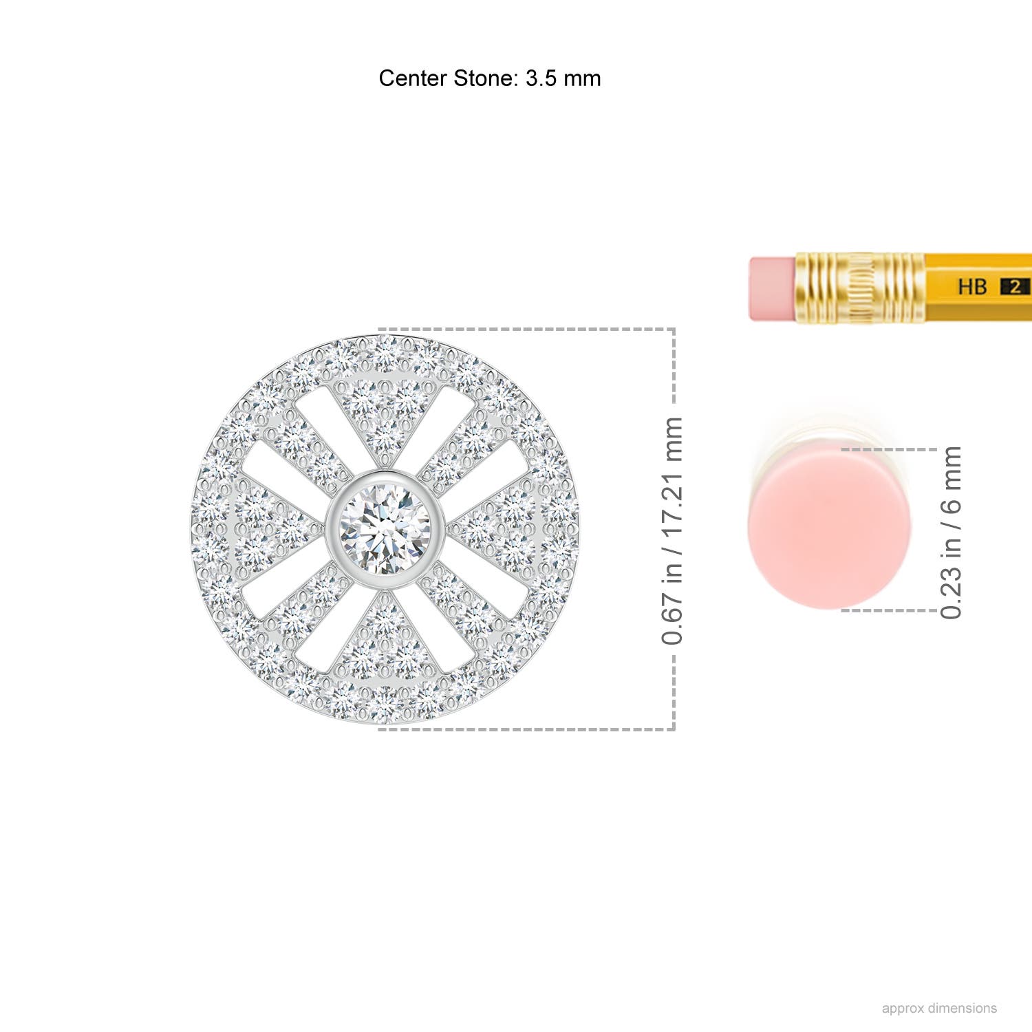 G, VS2 / 0.75 CT / 14 KT White Gold