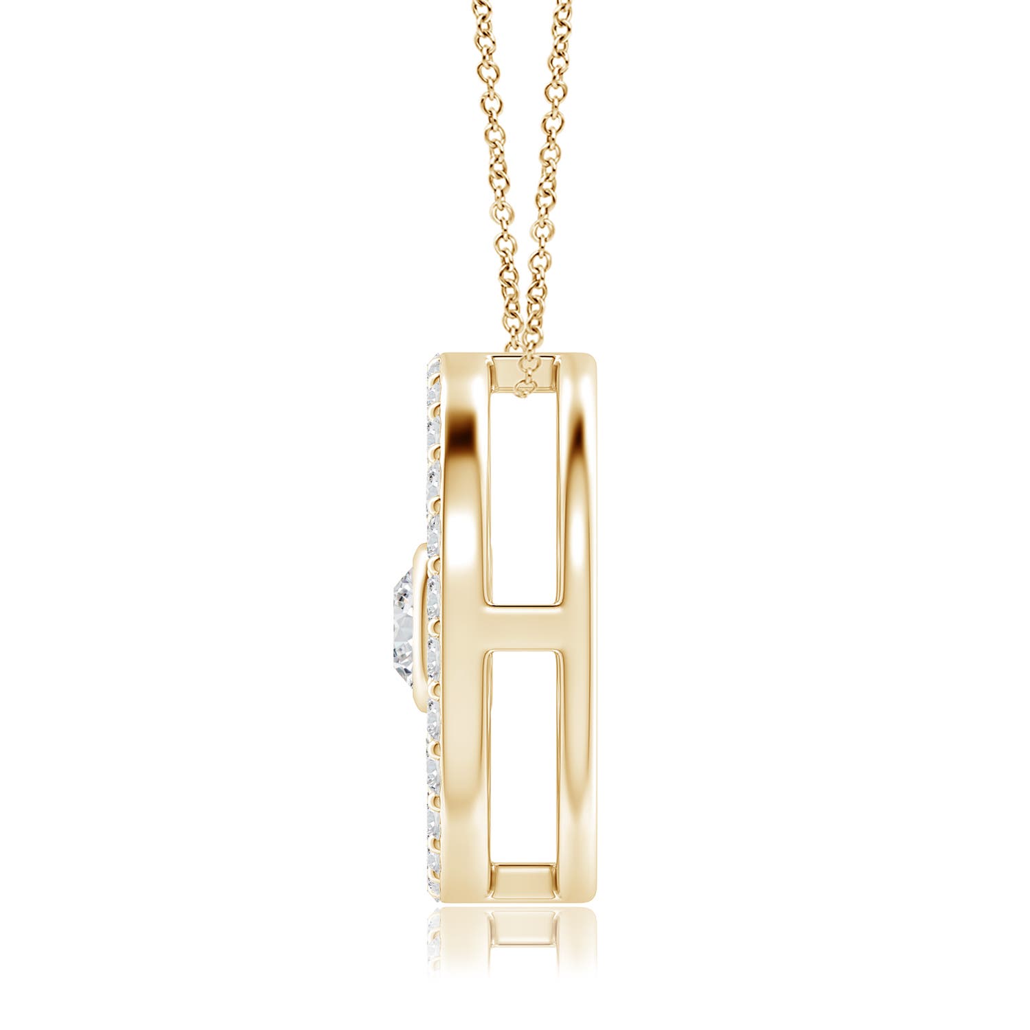 H, SI2 / 0.75 CT / 14 KT Yellow Gold