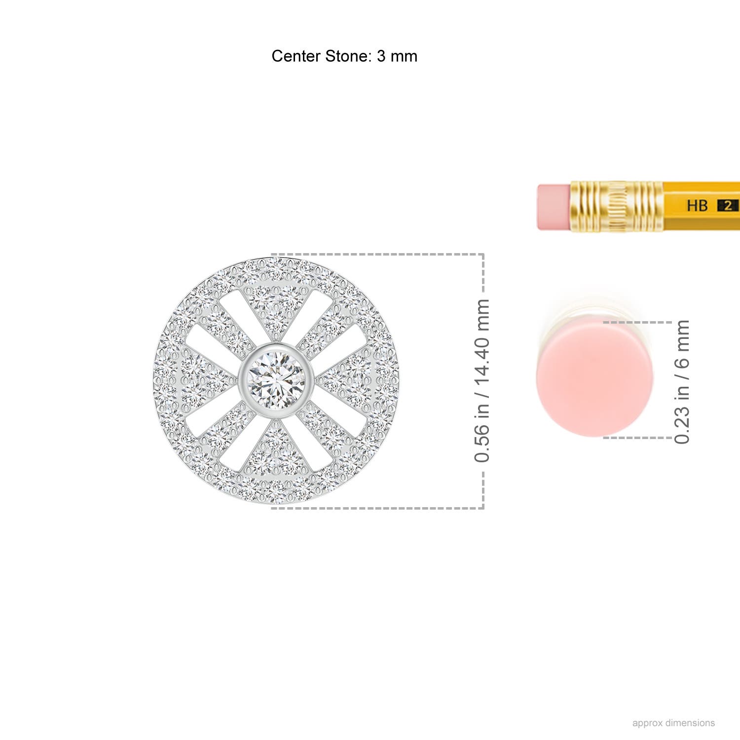 H, SI2 / 0.66 CT / 14 KT White Gold