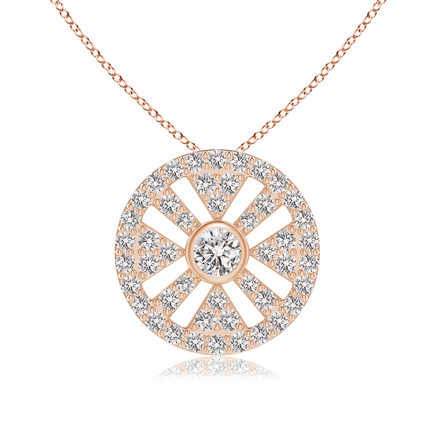 I-J, I1-I2 / 0.66 CT / 14 KT Rose Gold