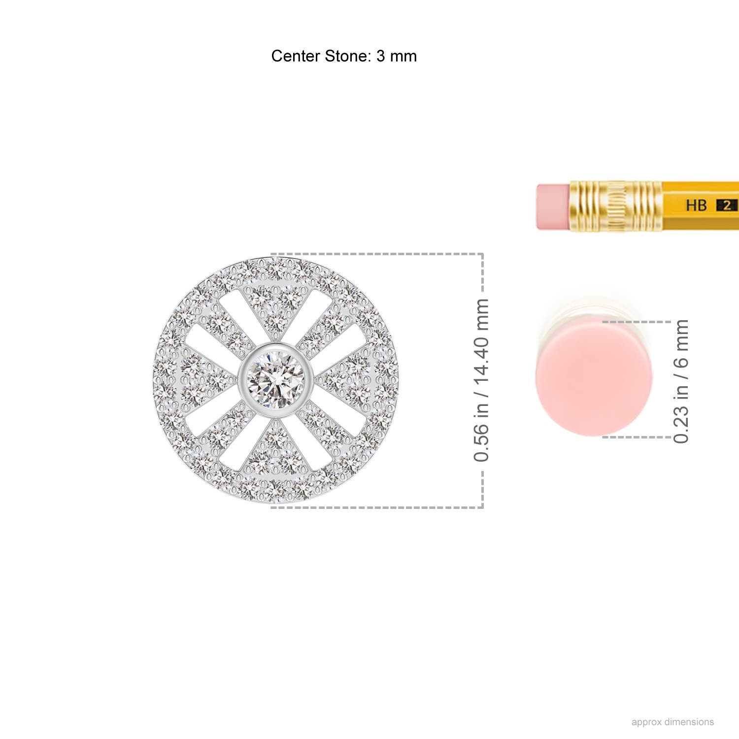 I-J, I1-I2 / 0.66 CT / 14 KT White Gold