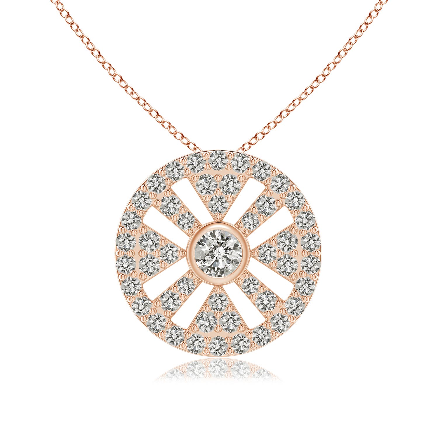 K, I3 / 0.66 CT / 14 KT Rose Gold