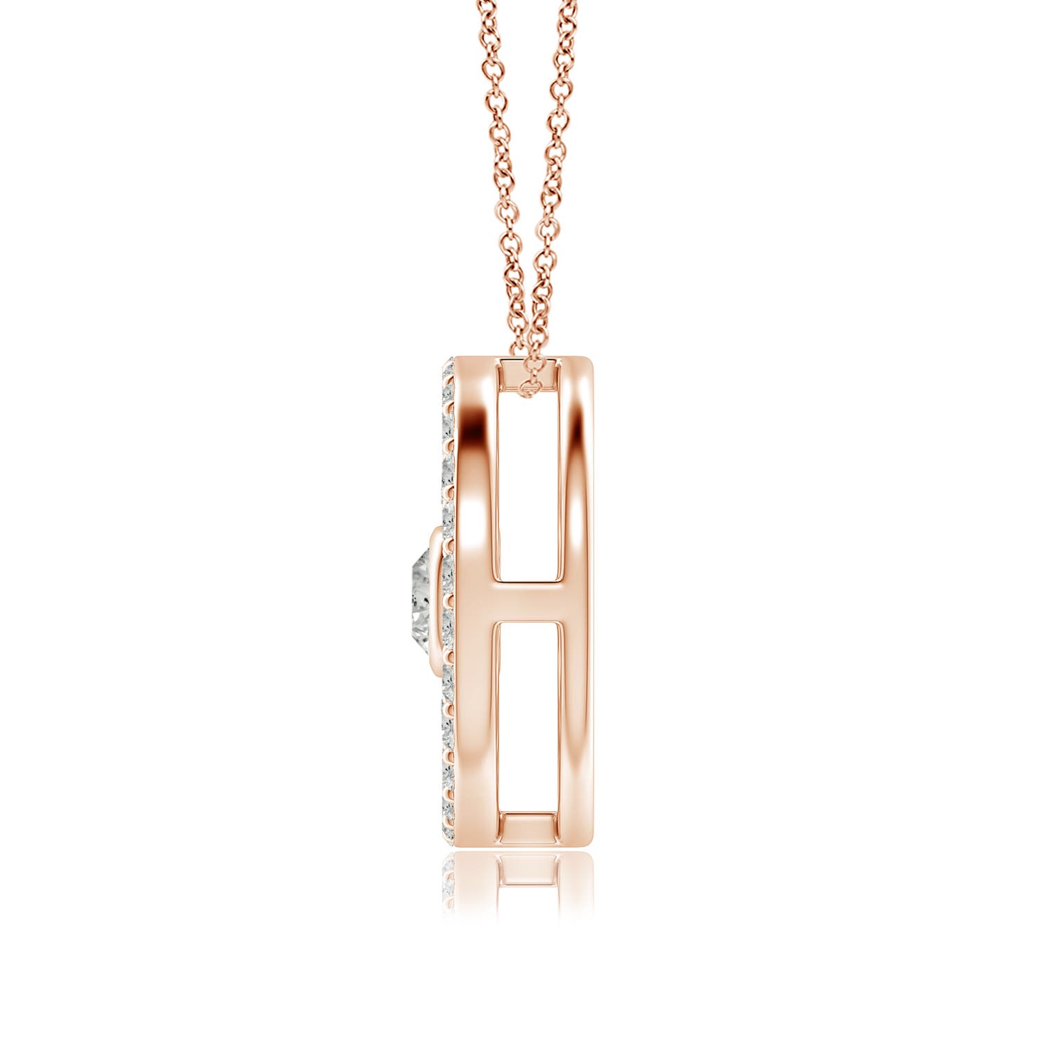 K, I3 / 0.66 CT / 14 KT Rose Gold