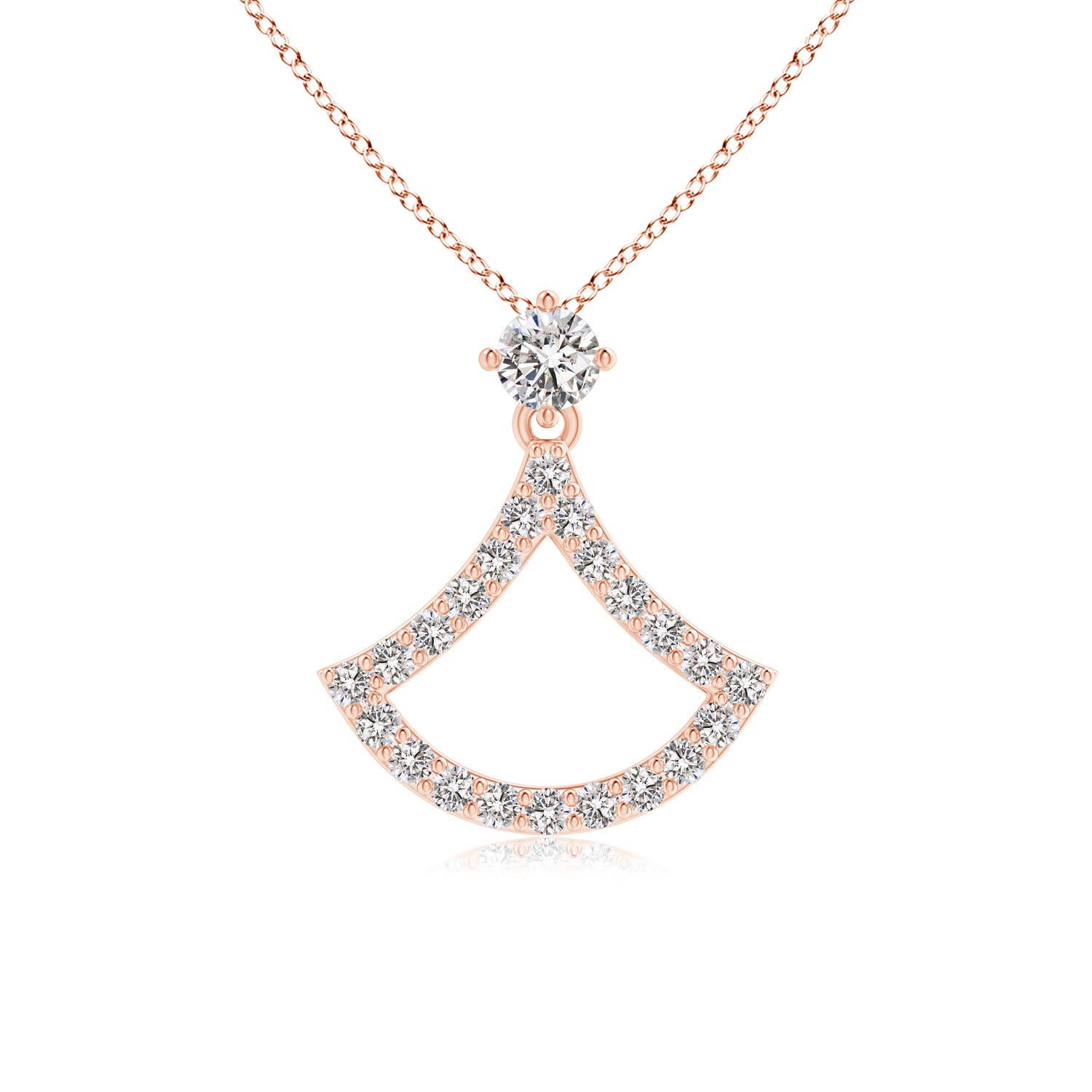 I-J, I1-I2 / 0.28 CT / 14 KT Rose Gold