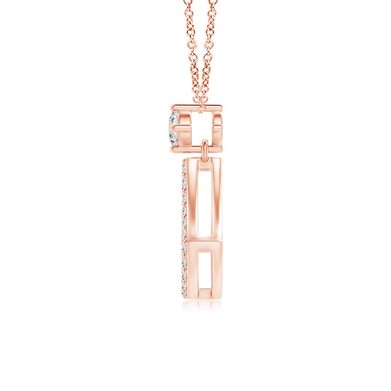 I-J, I1-I2 / 0.28 CT / 14 KT Rose Gold