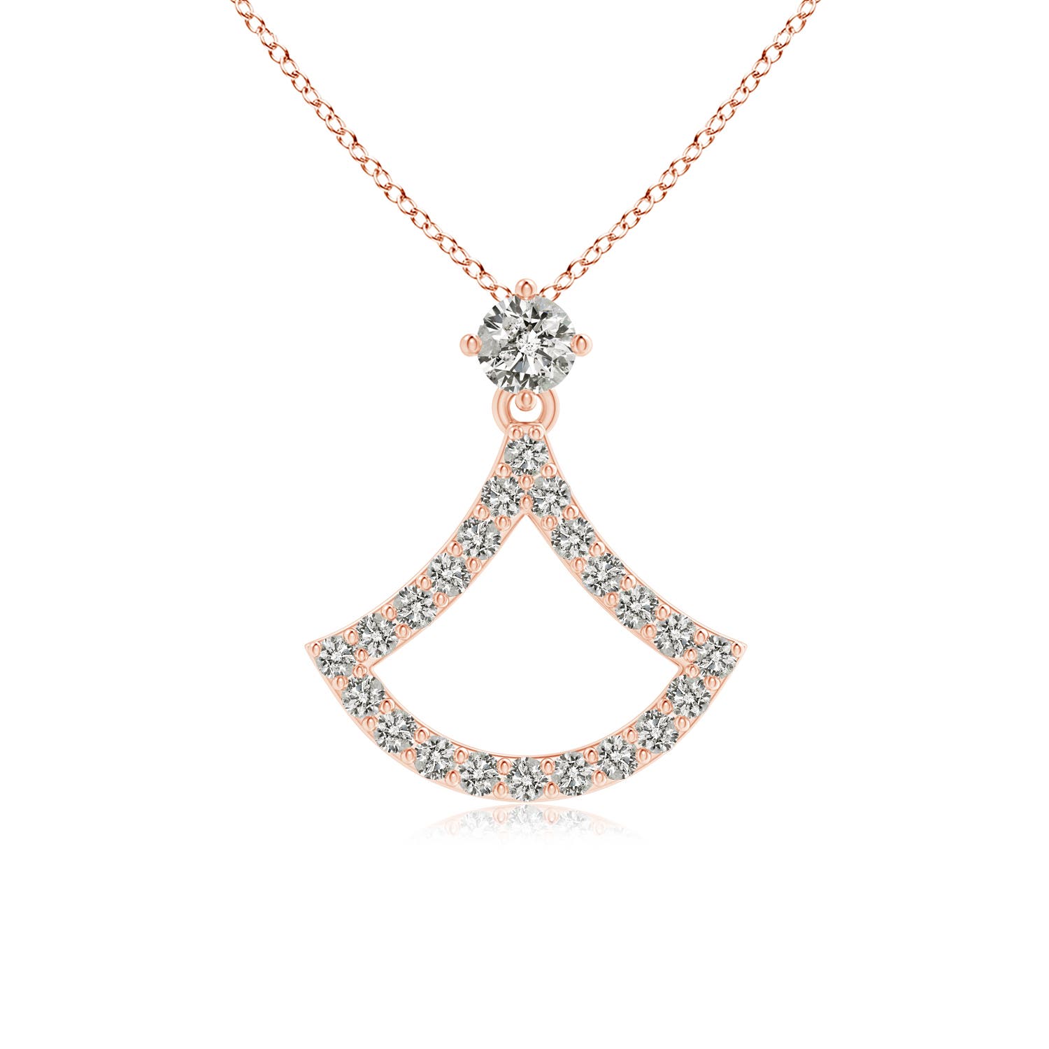 K, I3 / 0.28 CT / 14 KT Rose Gold