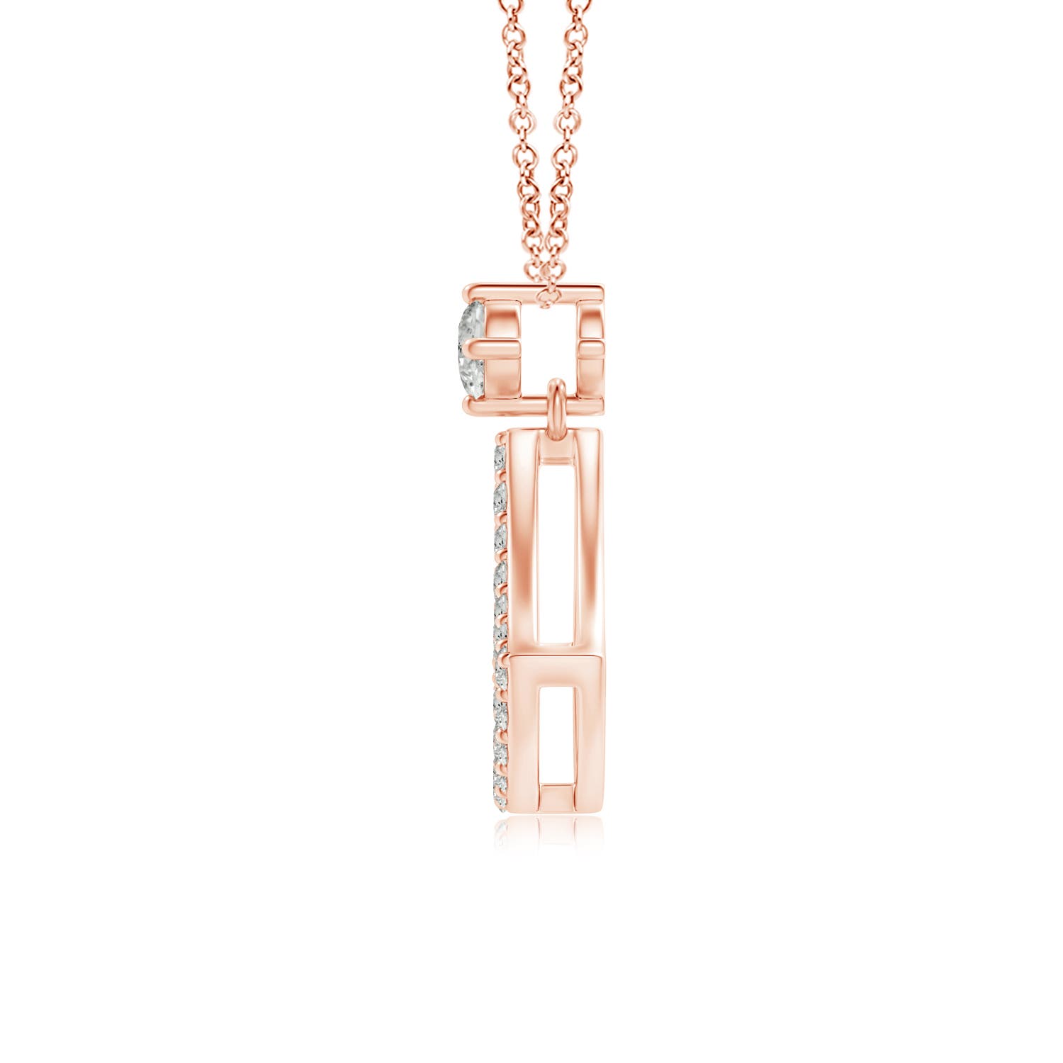 K, I3 / 0.28 CT / 14 KT Rose Gold