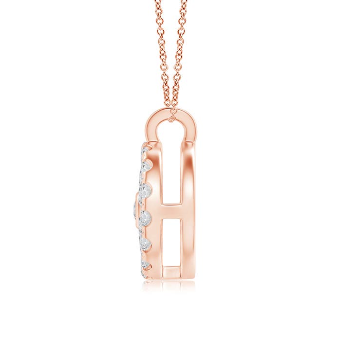 H, SI2 / 0.17 CT / 14 KT Rose Gold