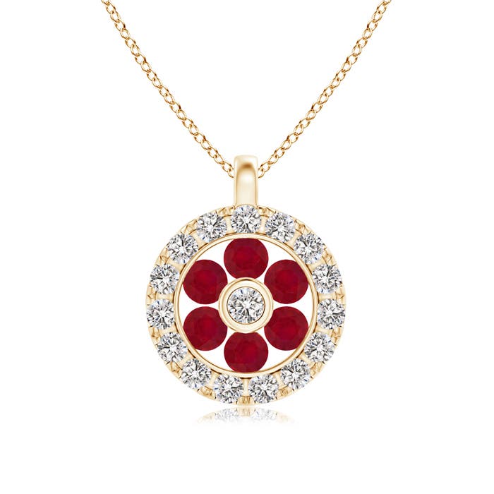 AA - Ruby / 0.27 CT / 14 KT Yellow Gold