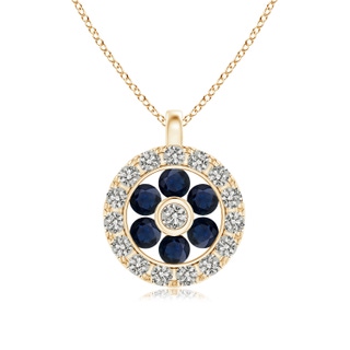 Round A Blue Sapphire