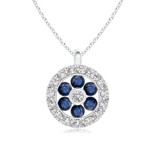 Round AA Blue Sapphire