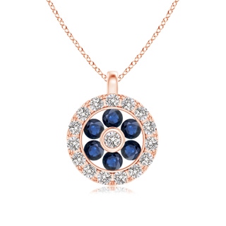 Round AA Blue Sapphire