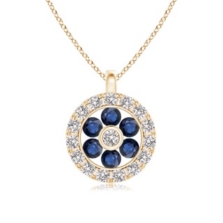 Round AA Blue Sapphire