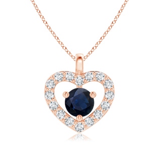 Round A Blue Sapphire