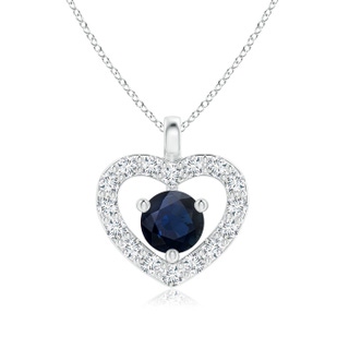 Round A Blue Sapphire