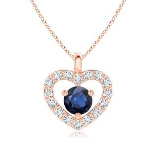 Round AA Blue Sapphire