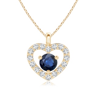 Round AA Blue Sapphire
