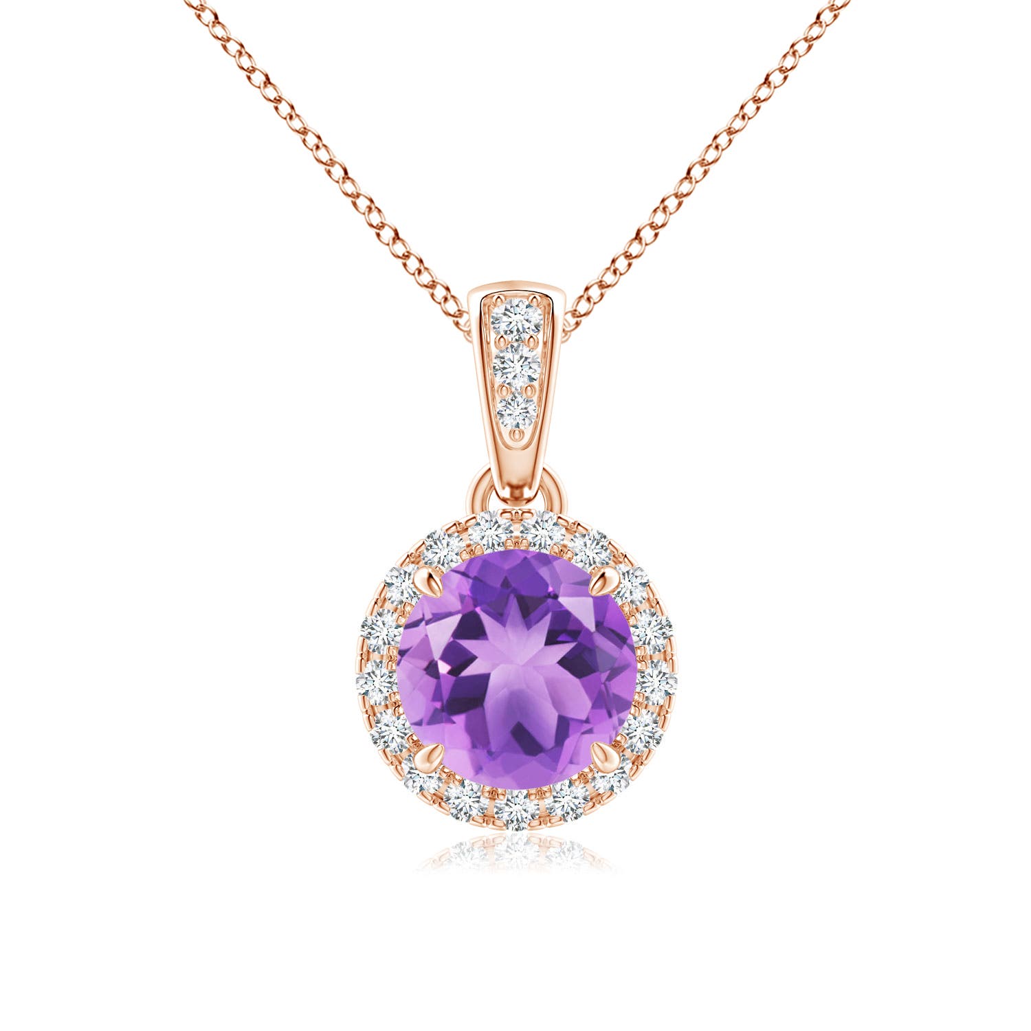 A - Amethyst / 0.93 CT / 14 KT Rose Gold