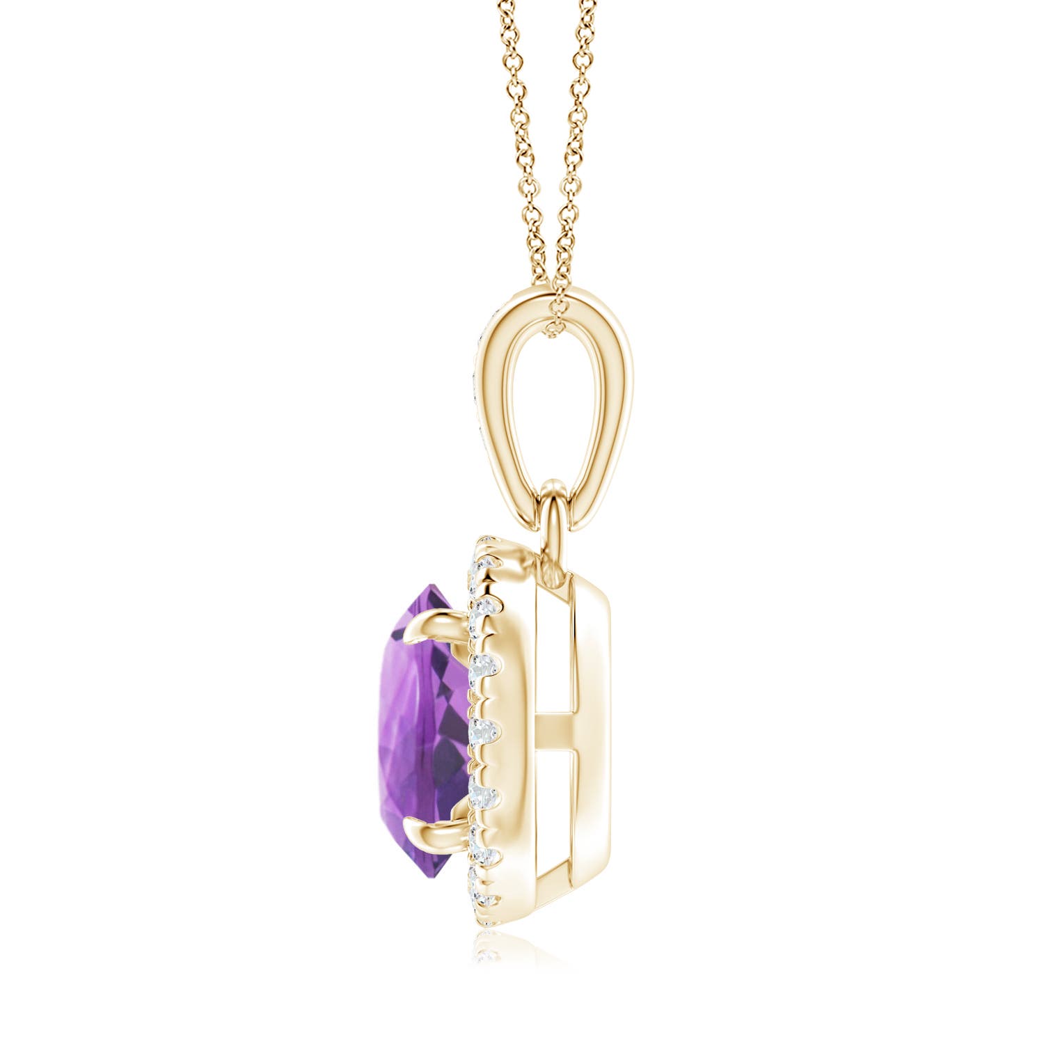 A - Amethyst / 1.36 CT / 14 KT Yellow Gold