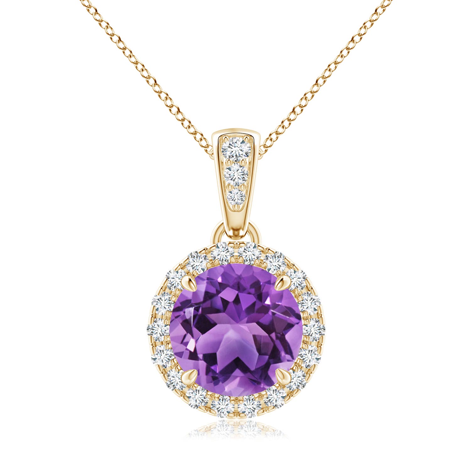 AA - Amethyst / 1.36 CT / 14 KT Yellow Gold