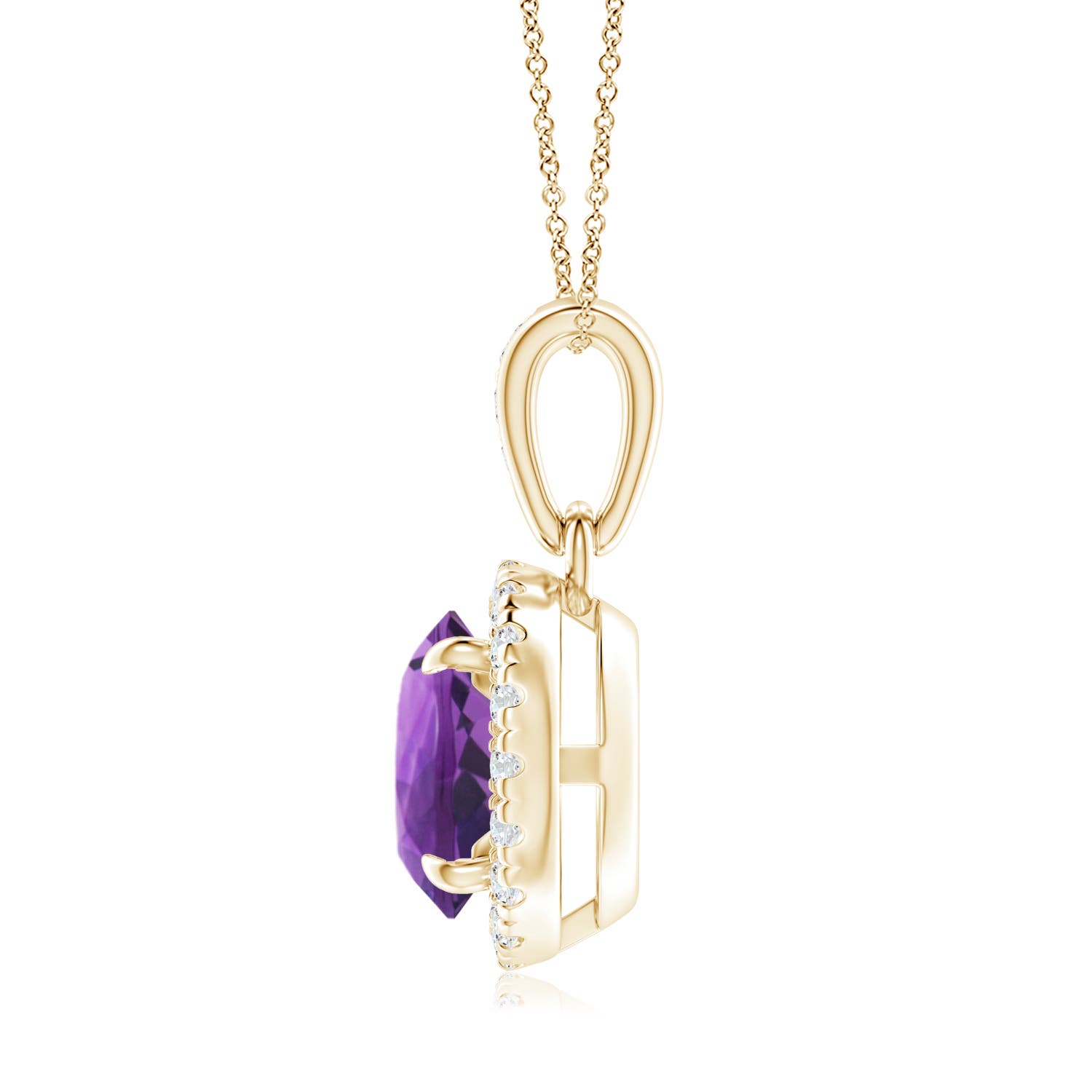 AAA - Amethyst / 1.36 CT / 14 KT Yellow Gold