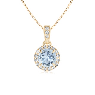 Round A Aquamarine