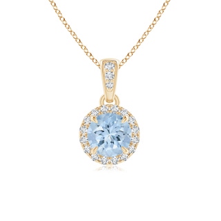 Round AA Aquamarine