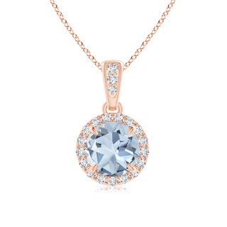 Round A Aquamarine
