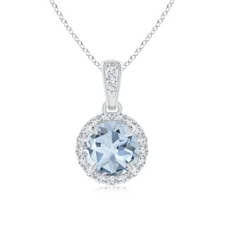 Round A Aquamarine