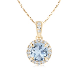 Round A Aquamarine