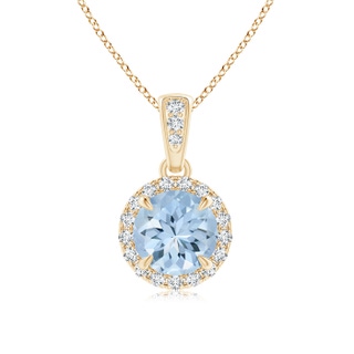 Round AA Aquamarine
