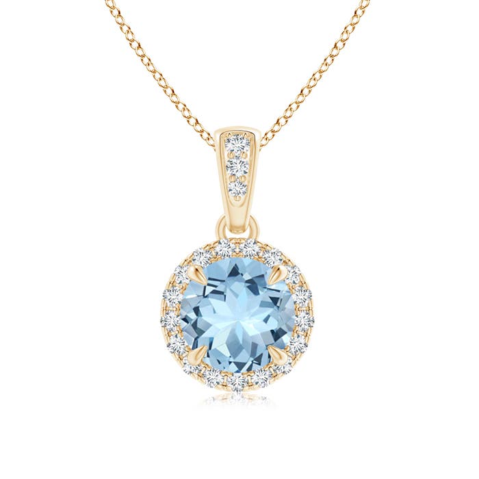 AAA - Aquamarine / 0.85 CT / 14 KT Yellow Gold