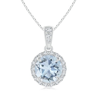 Round A Aquamarine