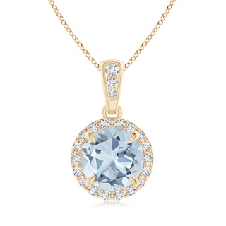 Round A Aquamarine