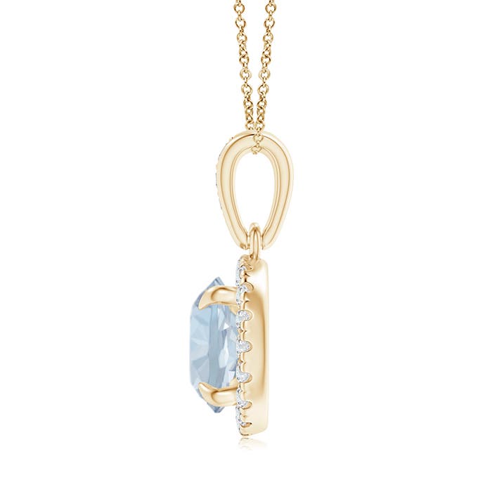 A - Aquamarine / 1.33 CT / 14 KT Yellow Gold