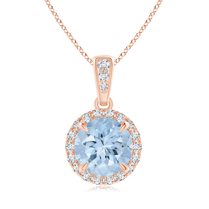 AA - Aquamarine / 1.33 CT / 14 KT Rose Gold