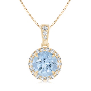 Round AA Aquamarine