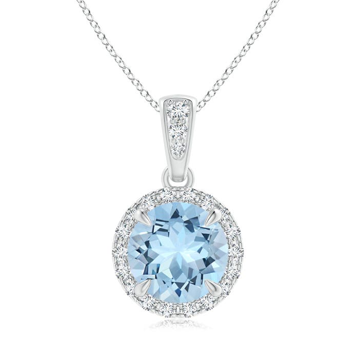 AAA - Aquamarine / 1.33 CT / 14 KT White Gold