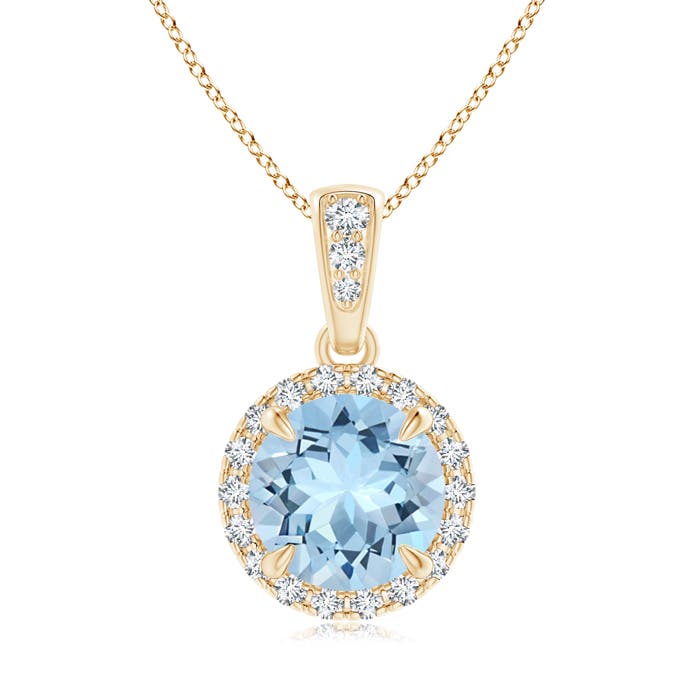 AAA - Aquamarine / 1.33 CT / 14 KT Yellow Gold