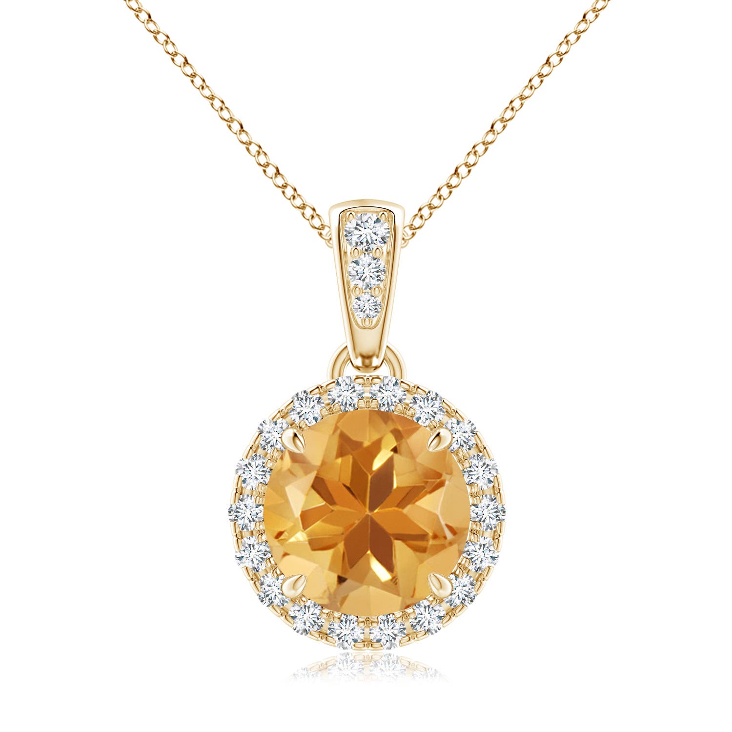 A - Citrine / 1.46 CT / 14 KT Yellow Gold